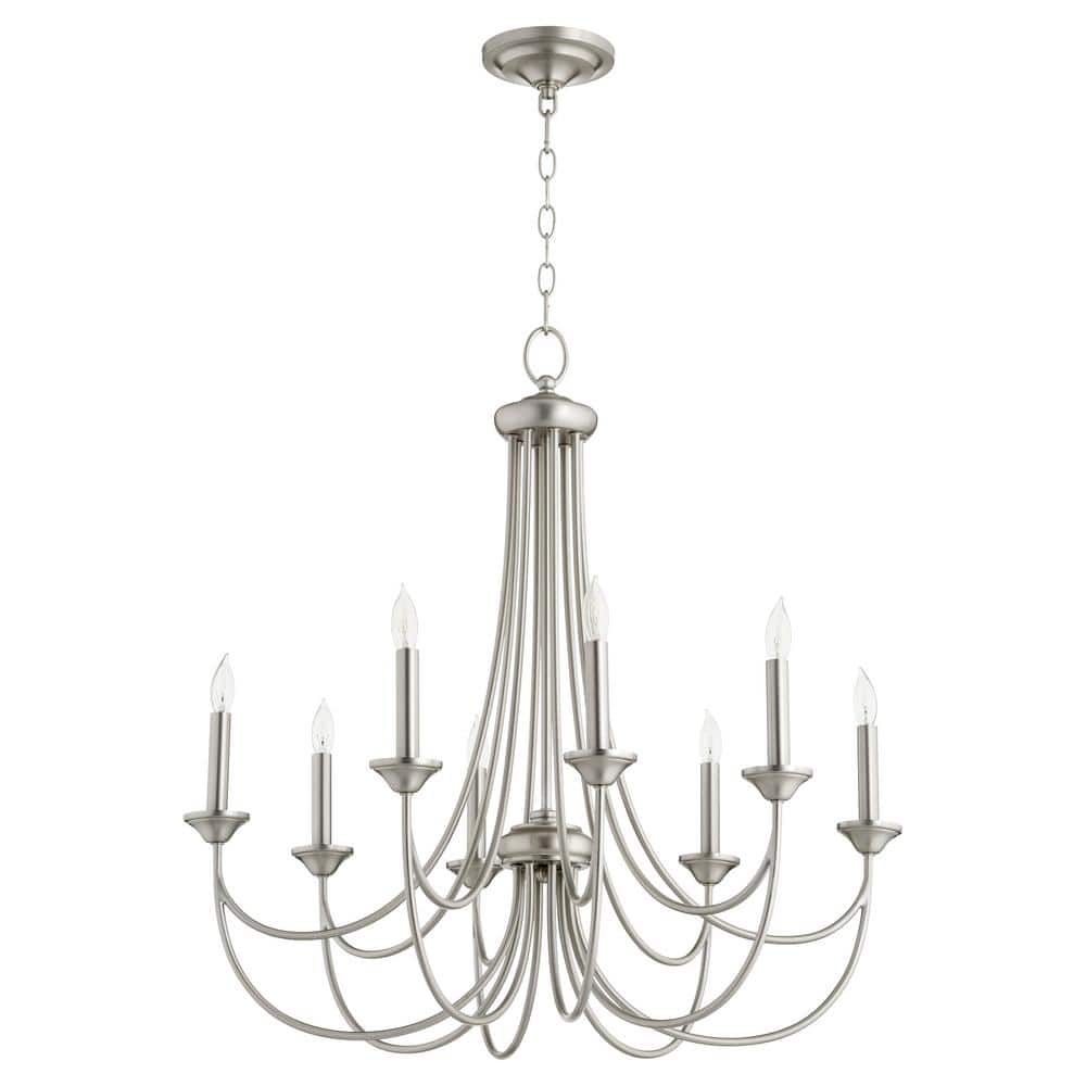 Brooks 8- -Light Satin Nickel Chandelier price history on PriceWatchPro