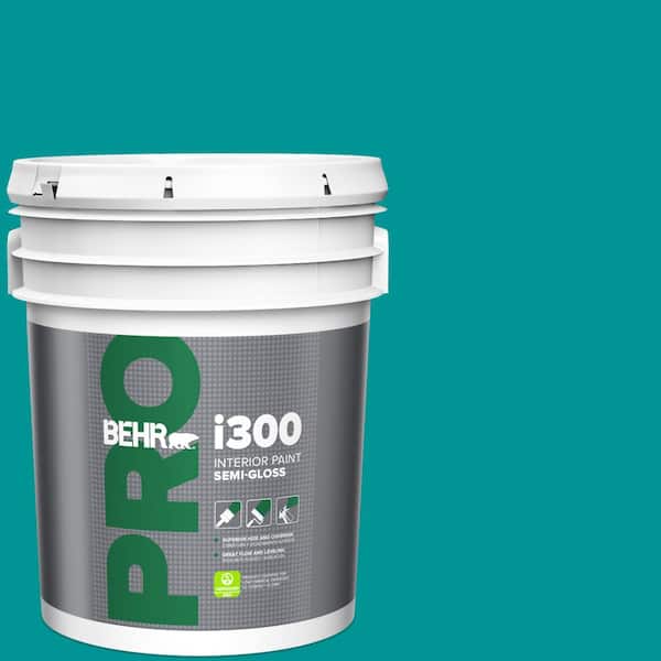 BEHR PRO 5 gal. #P460-6 Paradise Landscape Semi-Gloss Interior Paint