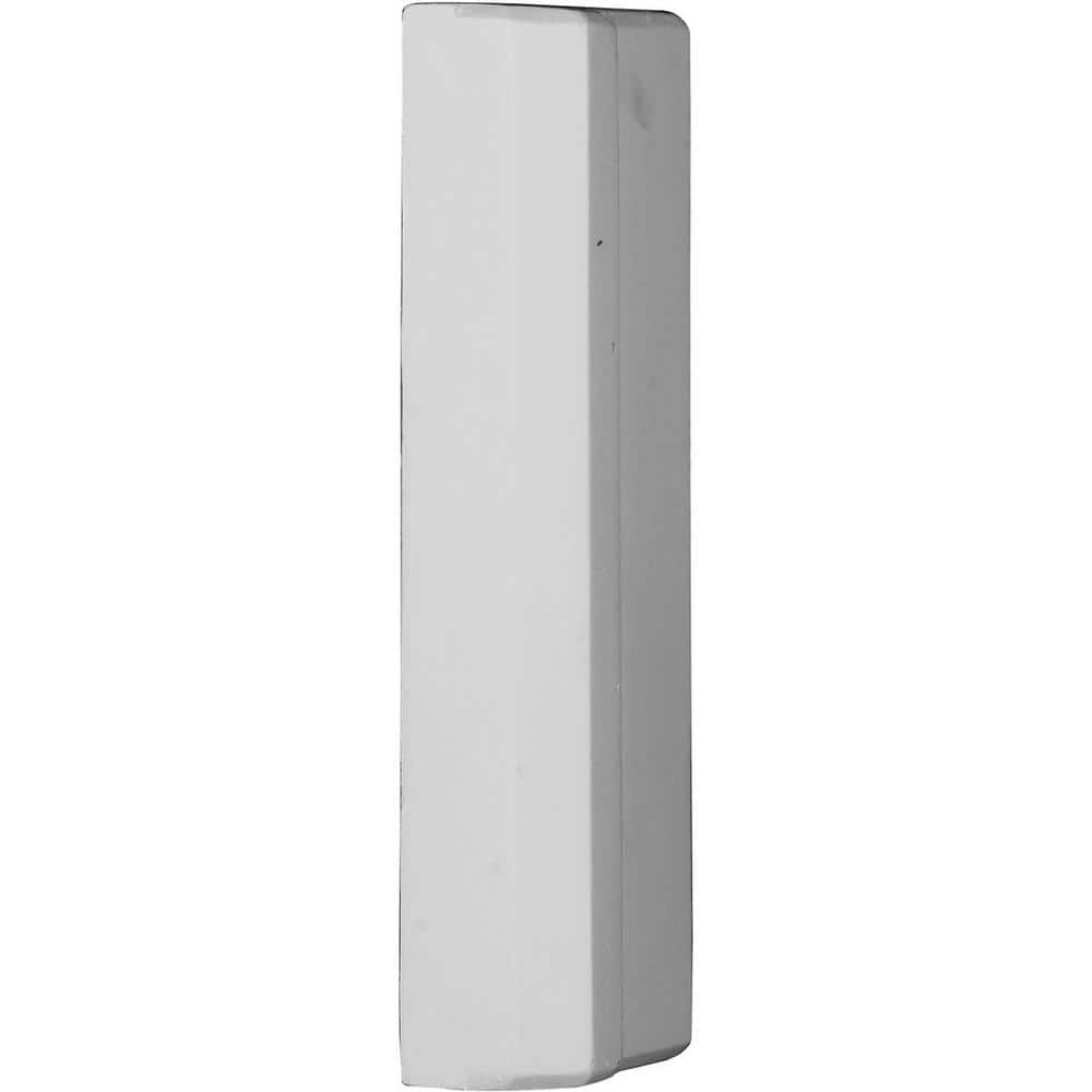 White Polyurethane Traditional Plinth Block 3.75" x 9.5"