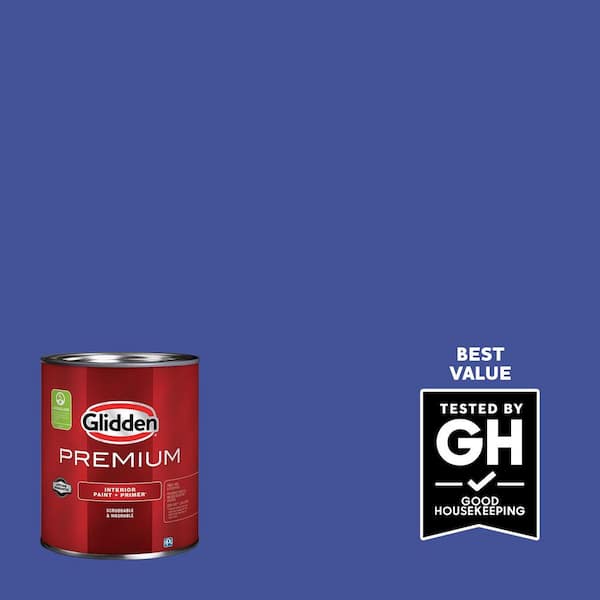 Glidden Premium 1 qt. PPG1245-7 Crushed Velvet Semi-Gloss Interior Latex Paint
