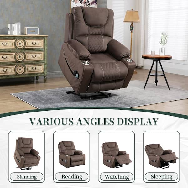 niceness 21aw ANDERSON Sサイズ aisword Enhanced Exclusive Oversized Velvet Power Lift Recliner