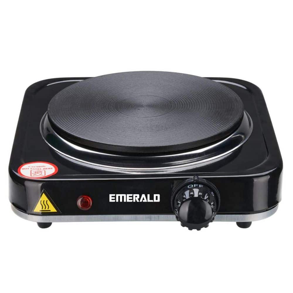 1000W Single Burner 6.1 in. Black Electric Hot Plate Stove price history on PriceWatchPro
