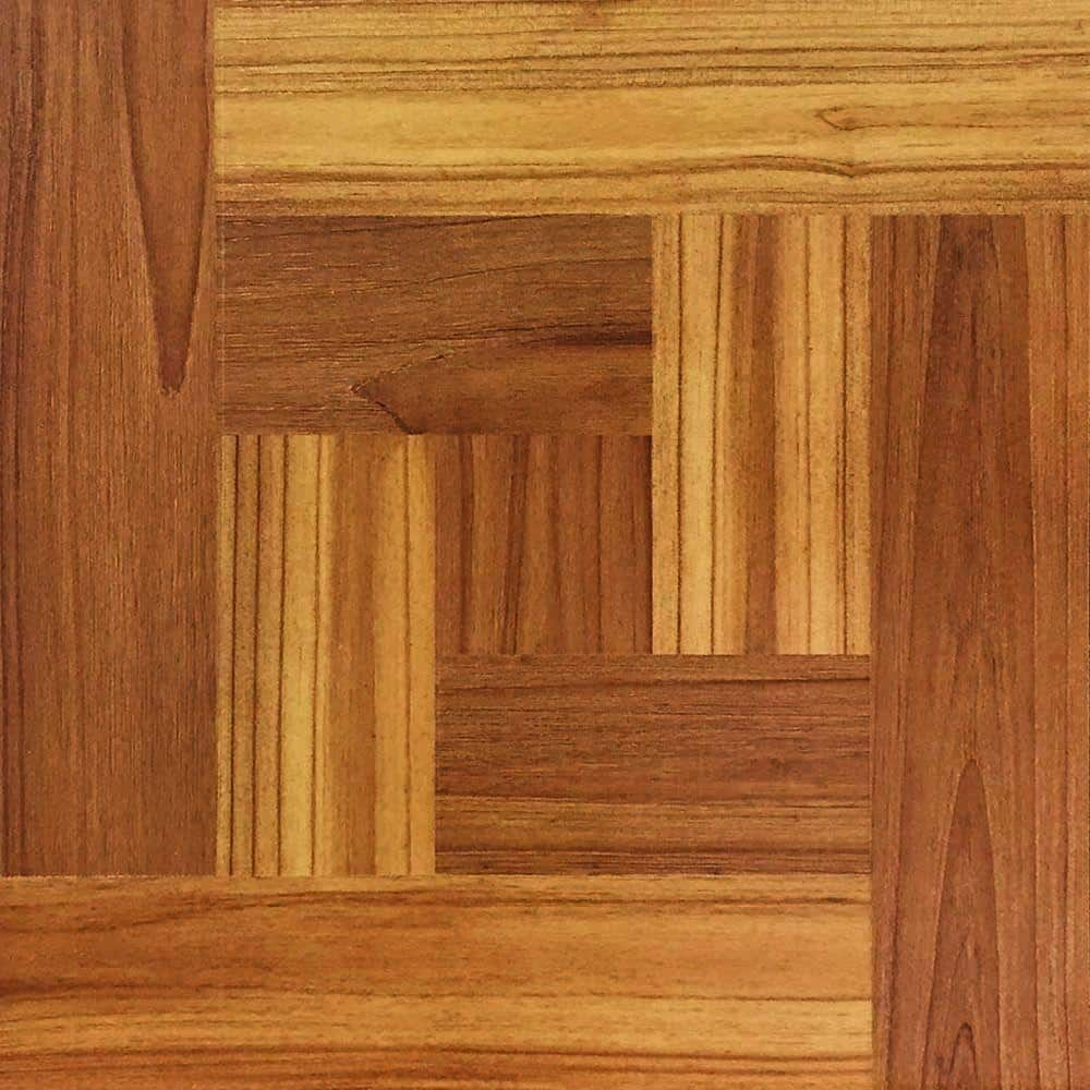 Wallercity Dark Brown Wood Peel and Stick Floor Tiles 6x36 Vinyl