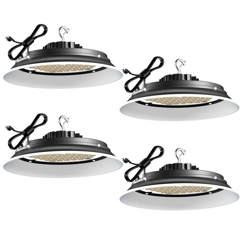 4Pack of 250W LED High Bay Light 37500LM High Bay LED Shop Lights AC100-277