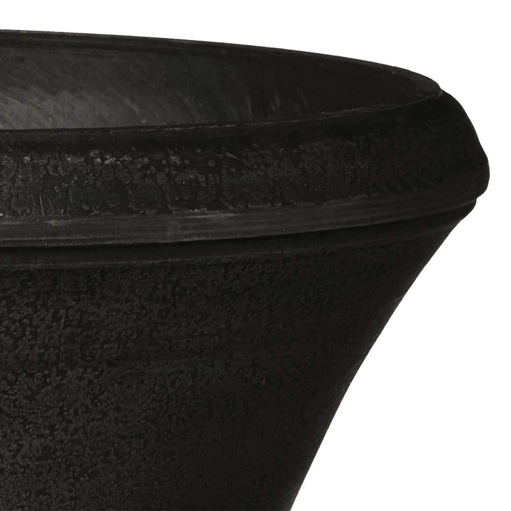 Hamilton Black Medium Plastic Cone Urn Planter