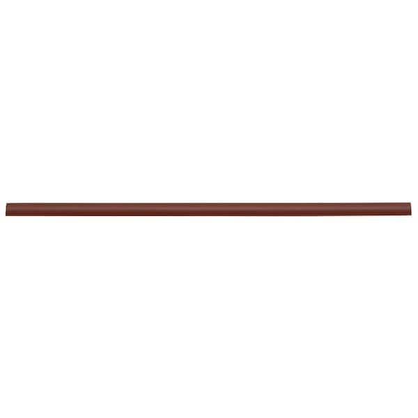 Chord Matter Eggplant Purple 0.47 in. x 11.81 in. Matte Porcelain Wall Quarter Round Bullnose Tile Trim