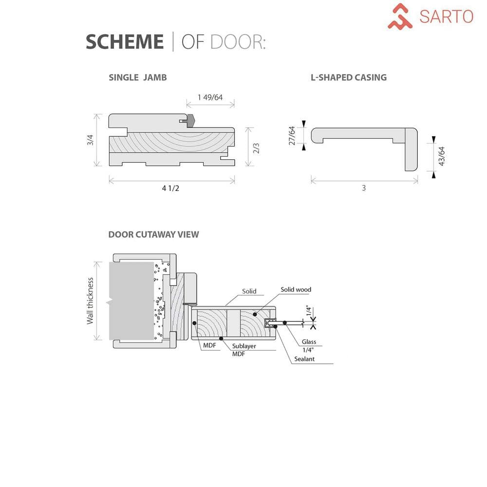 White Silk Frosted Glass 30 x 84 Inch Solid Pine Interior Door