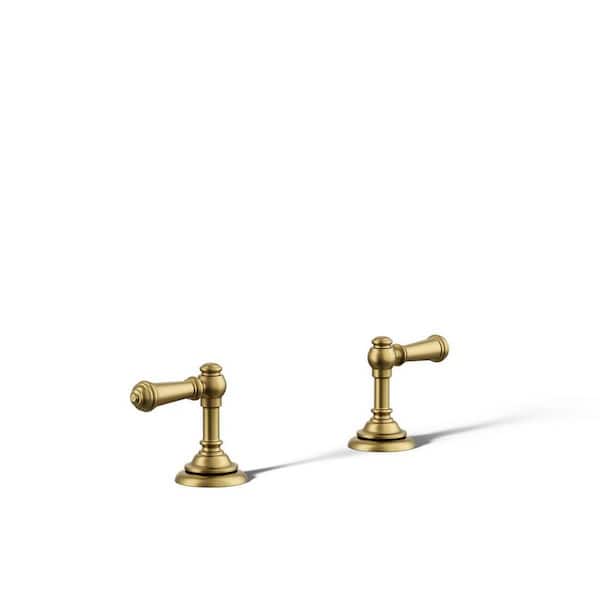 Artifacts 2-Handle Trim Kit in Vibrant Brushed Moderne Brass (Valve Not Included)