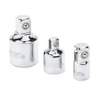 1/4 and 3/8 in. Drive Adapter Set (3-Piece)