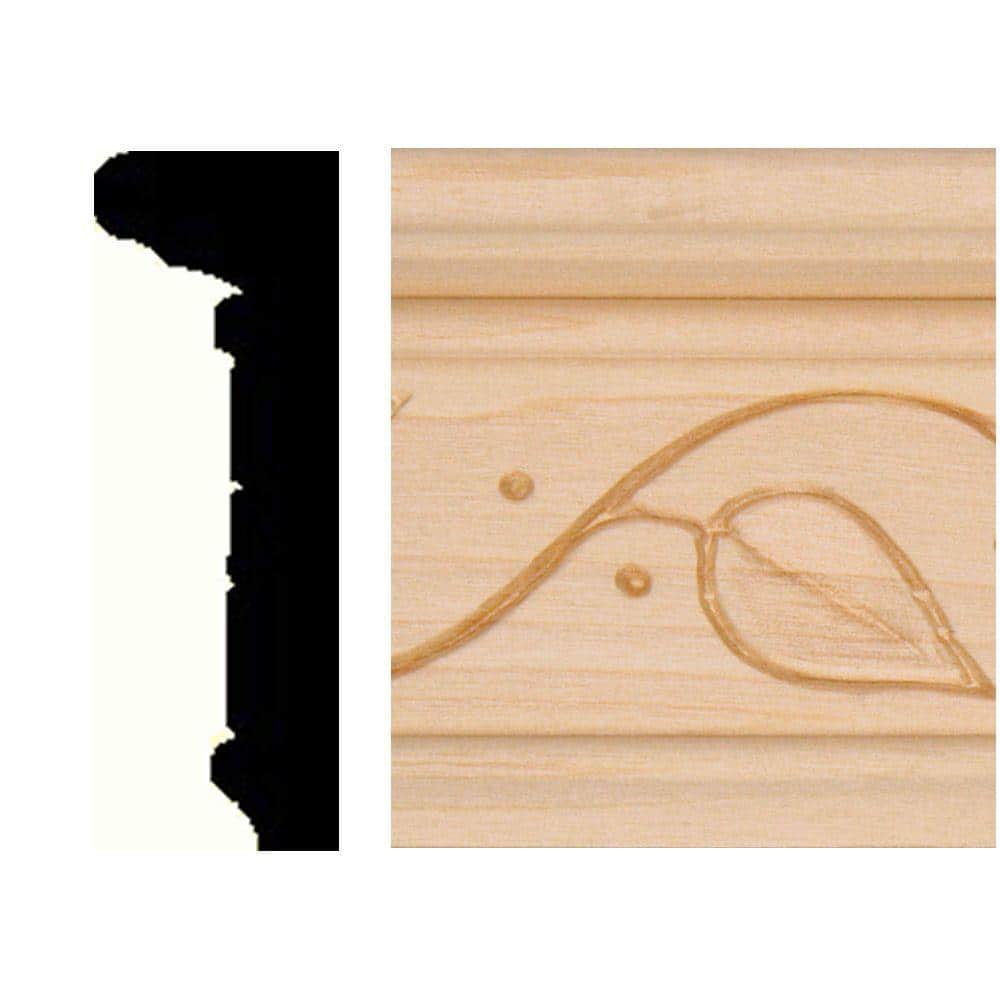 7/8 in. x 2-1/2 in. x 8 ft. Hardwood Chair Rail Molding price history on PriceWatchPro