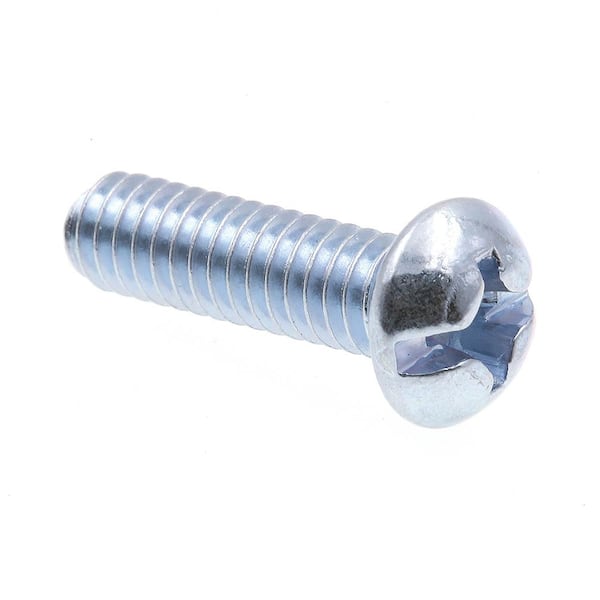 Prime-Line #12-24 x 3/4 in. Zinc Plated Steel Phillips/Slotted Combination Drive Round Head Machine Screws (75-Pack)