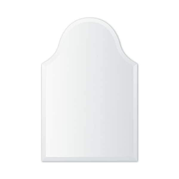 better bevel 24 in. W x 36 in. H Single Frameless Bell-Top Beveled Edge Mirror