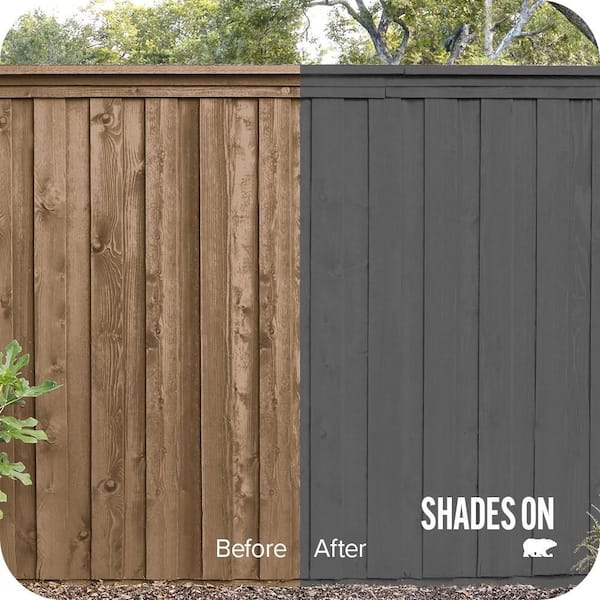 1 gal. #T17-10 Shades On Solid Color House and Fence Exterior Wood Stain