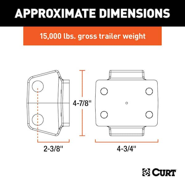 CURT Rebellion XD Pintle Mount Attachment 45950 - The Home Depot