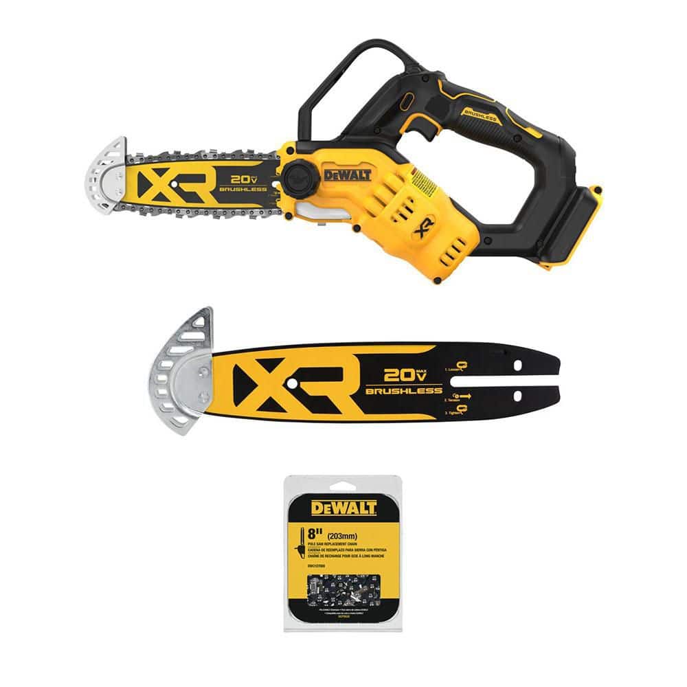 20V MAX 8 in. Brushless Cordless Battery Powered Mini Pruning Chainsaw (Tool Only) w/ 8 in. 34 Link Chainsaw Chain & Bar price history on PriceWatchPro