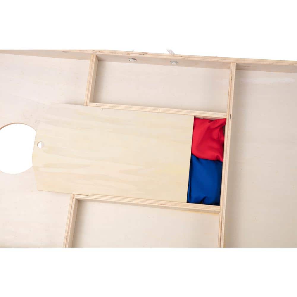Birch Veneer 2x4 Cornhole Set with Bean Bags