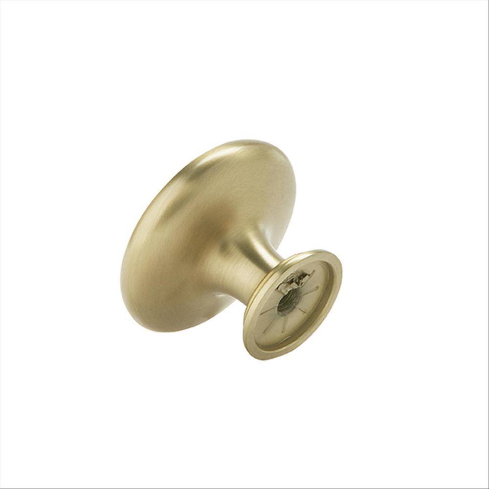Golden Champagne Round Cabinet Knob Multipack with Mounting Hardware