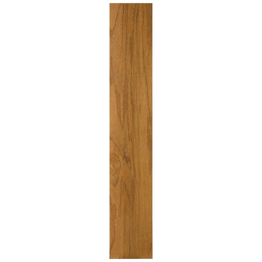 Hampton Bay 6 in. W x 36 in. H Filler in Medium Oak KAFS636XMO The Home Depot