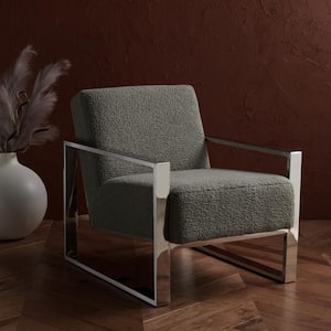 Ramos Grey/Silver Accent Chair