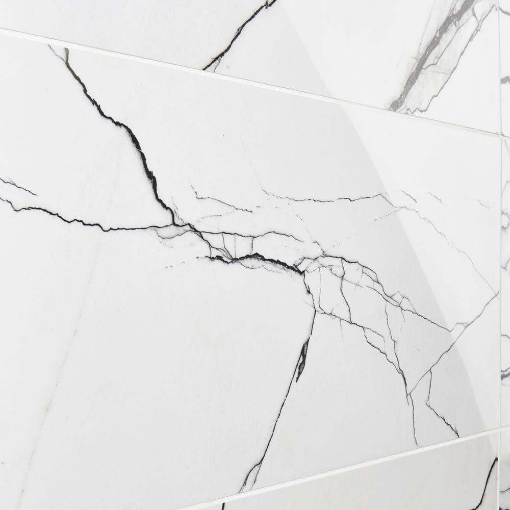 Magnus Breach 11.81 x 23.62 Polished Porcelain Marble-Look Tile