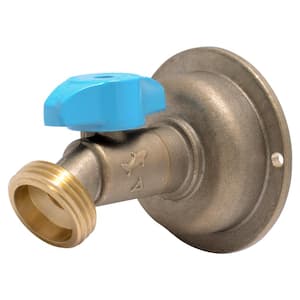 1/2 in. x 3/4 in. Brass Push-to-Connect MHT Quarter-Turn No Kink Hose Bibb