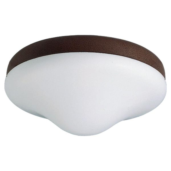 Generation Lighting 2-Light Bronze Powdercoat Fluorescent Ceiling Fan Light Kit
