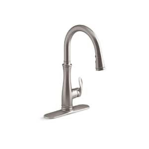 Bellera Single Handle Touchless Pull Down Kitchen Faucet in Vibrant Stainless
