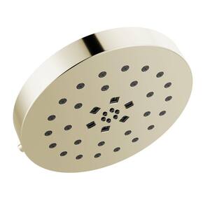 4-Spray Pattern with 1.75 GPM 8 in. Wall Mount Fixed Shower Head with H2Okinetic UltraSoak Spray in Polished Nickel