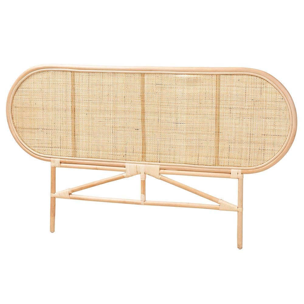 Natural Rattan Bohemian Queen Size Standalone Headboard