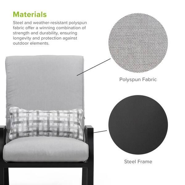  RGRE Extra Large Recliner Chair Cushion with Ties, Non-Slip  Cover High-Back Support Sun Lounger Cushion Rocking Chair Pad Garden Chair  Cushions : Patio, Lawn & Garden