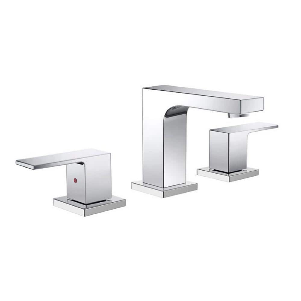 Fresca Sesia 8 In Widespread 2 Handle Bathroom Faucet In Chrome Fft3801ch The Home Depot