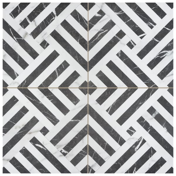 Merola Tile Gatzby 17-3/4 in. x 17-3/4 in. Porcelain Floor and Wall Tile (11.1 sq. ft./Case)