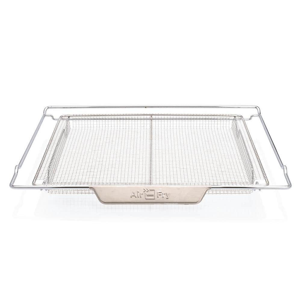  Air Fry Tray for Oven, Air Fryer Basket Compatible with frigidaire  Oven CGEH,FGEH,FGGH Silver Basket: 18.4” x 15.3” x 0.8”, Rack: 24.1” x  15.3” : Home & Kitchen