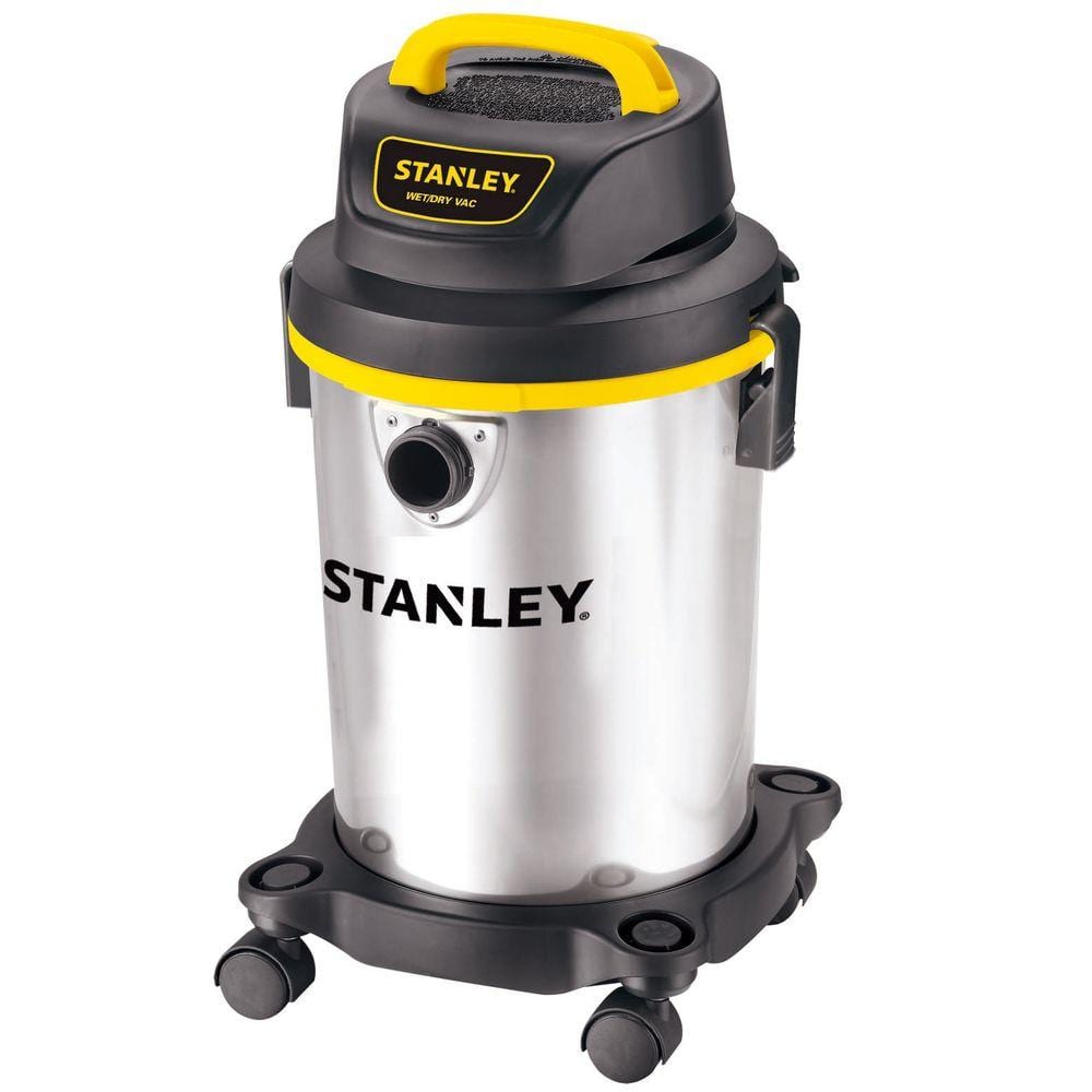 Stanley 1 Gallon 12 Volt DC Portable Wet/Dry Vacuum, 224635