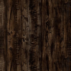 8 in. x 10 in. Laminate Sheet Sample in Scorched Chestnut with Virtual Design SoftGrain Finish