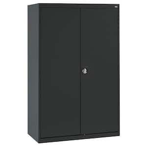 Sandusky Elite Series Steel Freestanding Garage Cabinet in Black (46 in ...