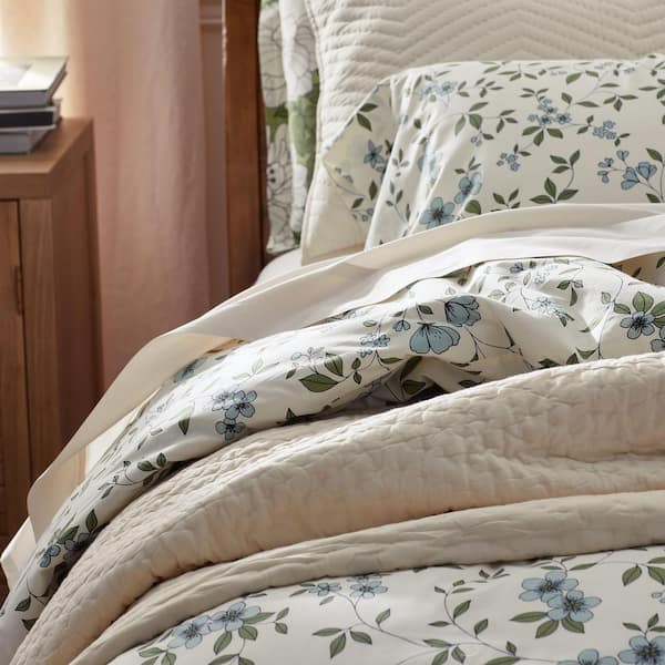 The Company Store Company Cotton Remi Ditsy Floral Green Queen Cotton  Percale Comforter 51080E-Q-GREEN - The Home Depot