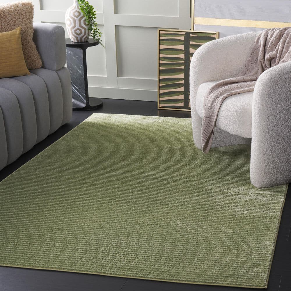 Carter 5 ft. x 8 ft. Green Contemporary Linear Striped Area Rug price history on PriceWatchPro