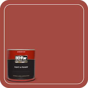 1 qt. #170D-7 Farmhouse Red Flat Exterior Paint & Primer