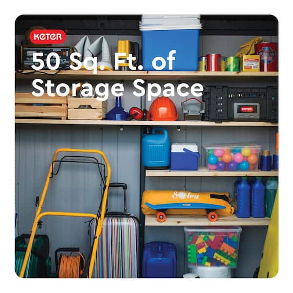 ヘンリーハウズ　3点セット　サイズXL Keter Artisan Evo 7 ft. W x 7 ft. D Resin Plastic Outdoor Storage