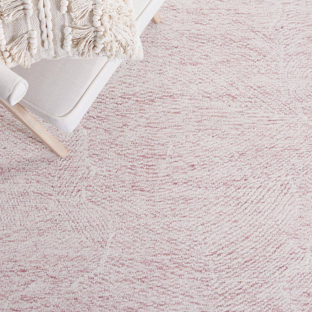 Ivory Floral 8' x 10' Handmade Wool Tufted Area Rug