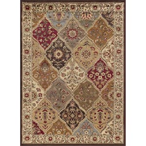 Elegance Abstract Multi-Color 5 ft. x 7 ft. Indoor Area Rug