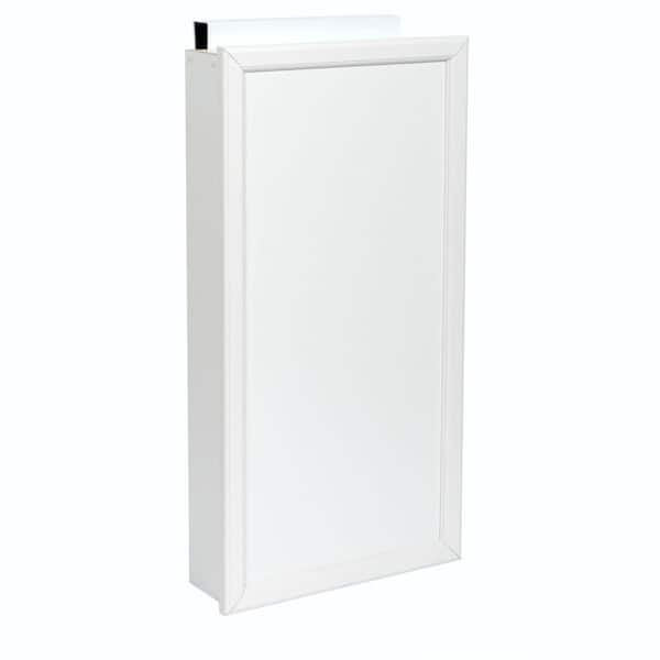 Zenna Home 36 in. x 16 in. Over-the-Door Medicine Cabinet with Mirror in White