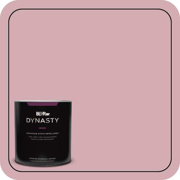 BEHR DYNASTY 1 qt. #S130-3 Ballet Rose Eggshell Enamel Interior Stain-Blocking Paint and Primer