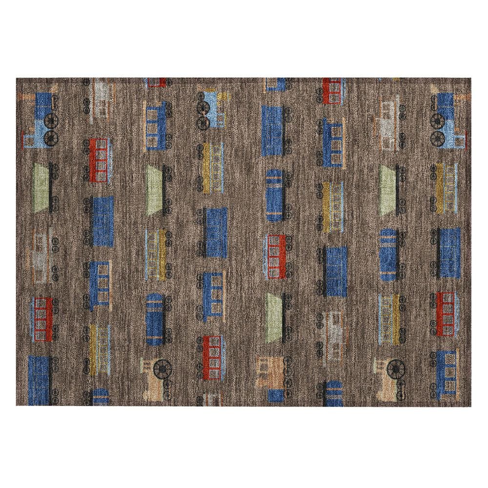 Chantille Machine Washable Indoor/Outdoor Abstract ACN2621 Coffee 2 ft. x 3 ft. Accent Rug price history on PriceWatchPro