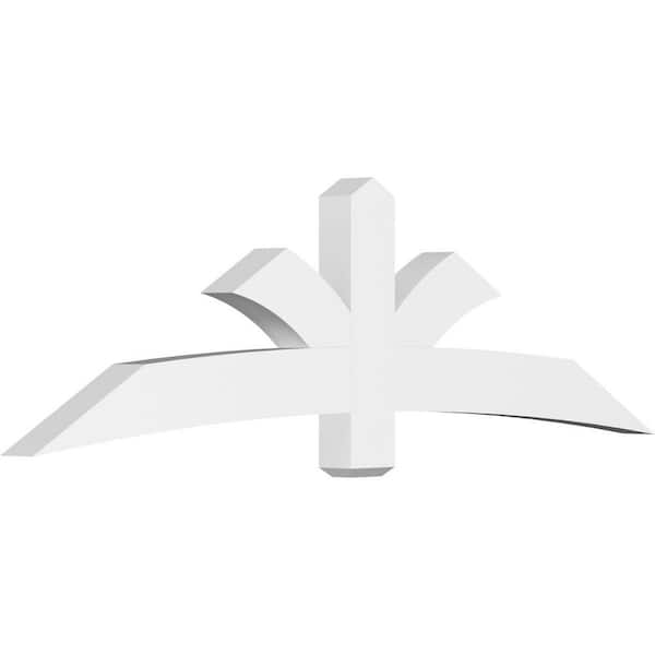 Ekena Millwork Davenport 84 in. W x 24.5 in. H x 4 in. D Signature Polyurethane Bracket