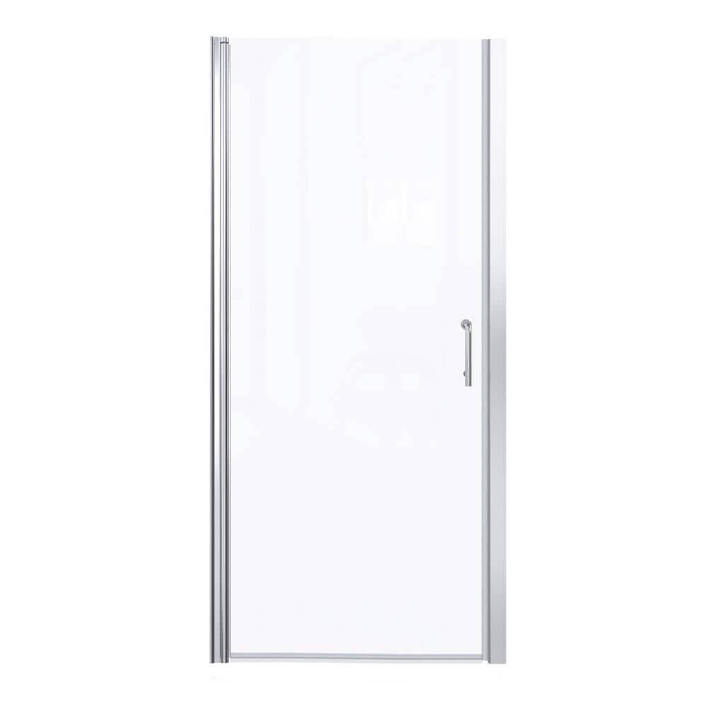 ANGELES HOME 3435 3/8 in. W x 72 in. H Pivot SemiFrameless Shower
