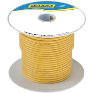 Tinned Copper Marine Wire, 14 AWG, Yellow, 100 ft.