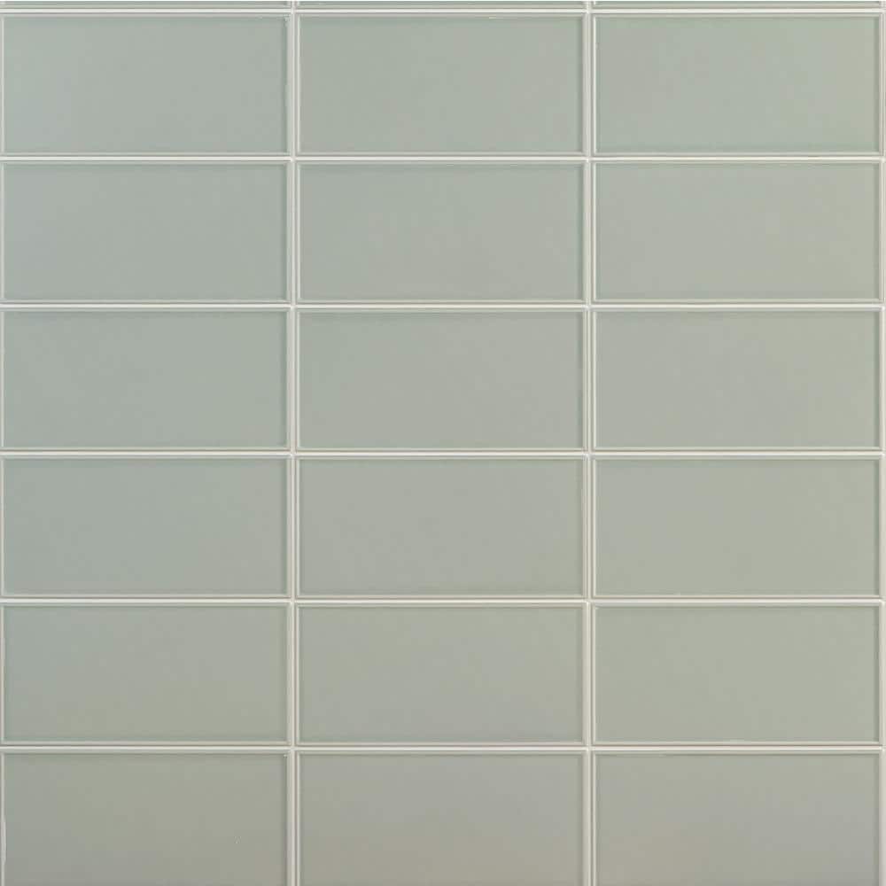 Tori Border Green 8 in. x 4 in. Matte Ceramic Wall Tile (28 Pieces, 6.02 sq. ft./Case) price history on PriceWatchPro