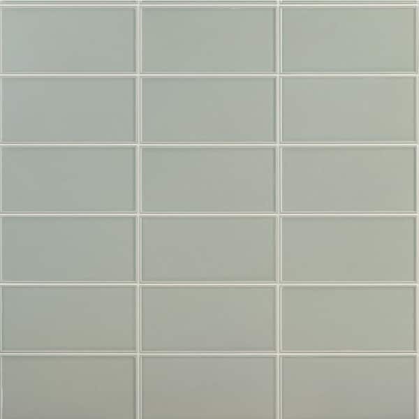 Ivy Hill Tile Tori Border Green 8 in. x 4 in. Matte Ceramic Wall Tile (28 Pieces, 6.02 sq. ft./Case)